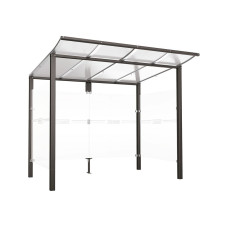 Procity Wartehalle Modulo, Mit Seitenverkleidungen, L 2510 mm