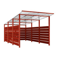 Container Canopy | Capacity: 8-10x240L / 2x1100L | Purple, for Embedding