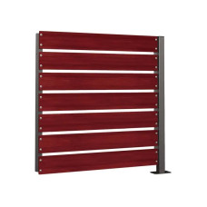 Container Shelter Modular System - Cladding in Compact Laminate | One-sided, 1400 mm - Mahogany
