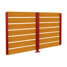 Container Shelter Modular System - Compact Laminate Cladding | Double-Sided, 2500mm - Light Oak