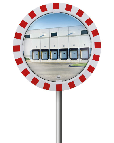 Buy Vialux Traffic Mirror red/white - Ø800mm - P.A.S. - Online Shop. Delivery.