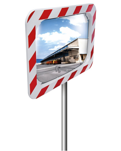 Buy Vialux Traffic Mirror red/white - 1000x800mm - P.A.S. - Online Shop