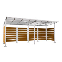 Container Canopy | Capacity: 8x240L / 3x1100L | Silk Grey, on Floor Plates.