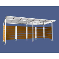 Container Cover | Capacity: 8x240L / 3x1100L | Pure White, on Floor Plates.