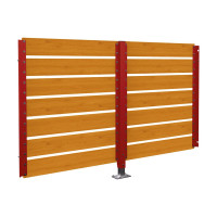 Container Shelter Modular System - Compact Laminate Cladding | Double-Sided, 2500mm - Light Oak