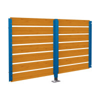 Container Shelter Modular System - Compact Laminate Cladding | Double-Sided, 2500mm - Light Oak
