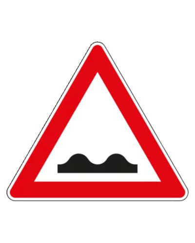 horizont Traffic Sign VZ 112 Uneven Road | Retroreflective RA2 Safety