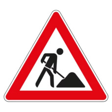 Traffic sign VZ 123 | Work site