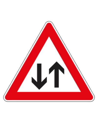 horizont Traffic Sign VZ 125 Two-way Traffic | Retroreflective RA2