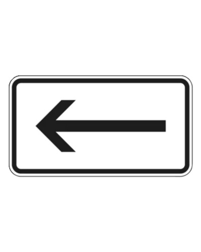horizont Traffic Sign VZ 1000-10 Left Direction | Retroreflective RA2