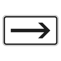Traffic Sign VZ 1000-20 | Direction, right-hand guiding