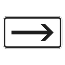 Traffic Sign VZ 1000-20 | Direction, right-hand guiding
