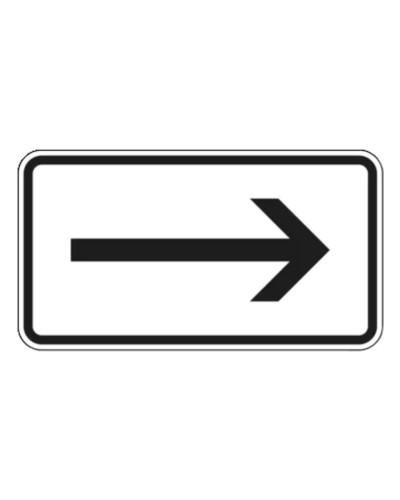 horizont Traffic Sign VZ 1000-20 Right Direction | Retroreflective RA2