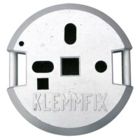 Foot plate 70 with carrying handles | Horizont | Silver | Recycling material mix | 50 cm