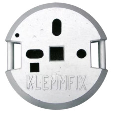 Foot plate 70 with carrying handles | Horizont | Silver | Recycling material mix | 50 cm