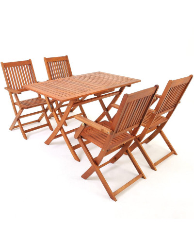 Gartenmöbel Set 5-tlg. Akazie Sydney Komfort FSC