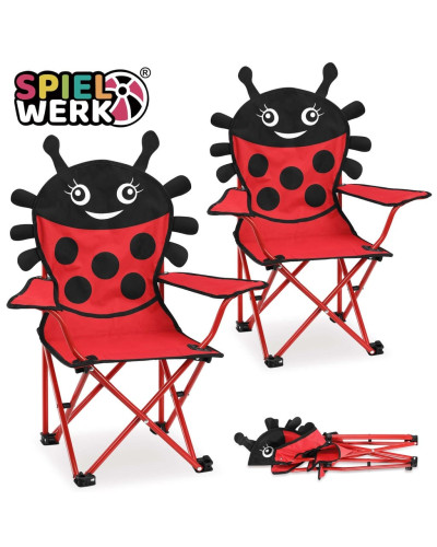 Kinder Gartenstühle Beetle 2er-Set Rot