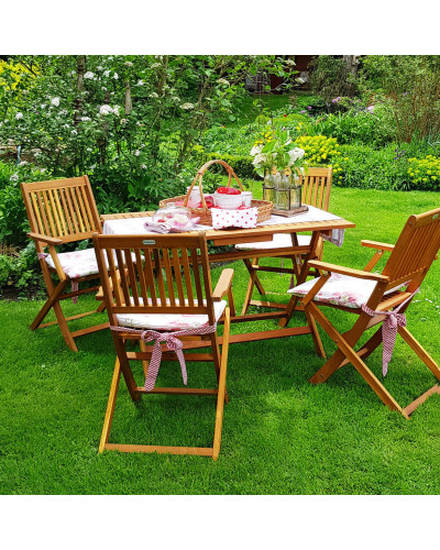Gartenmöbel Set 5-tlg. Akazie Sydney Komfort FSC