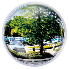Vialux Multipurpose Mirror 3 Directions - White Frame - Ø 900mm - 180° - P.A.S.