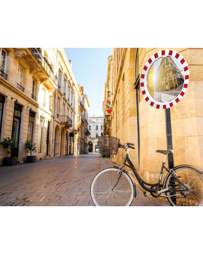 Buy Vialux Traffic Mirror red/white - Ø 600mm - P.A.S. - Shop Online for Delivery