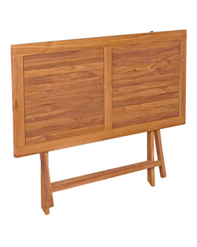 Gartenmöbel Set 5-tlg. Teakholz Massivholz Essgruppe