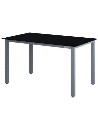 Gartentisch Bern Aluminium 150x90cm Silber