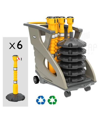 Skipper Mobiles Personenleitsystem 54m | Gelb & Schwarz-Gelb kaufen