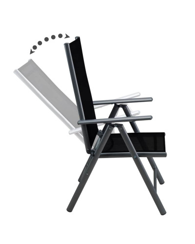 Garden Furniture Set 9-Pc. 8-Seater Alu WPC Bern