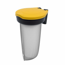 Recycling-Abfallbehälter Skipper Q | Gelb | Zubehör für Personenleitsysteme