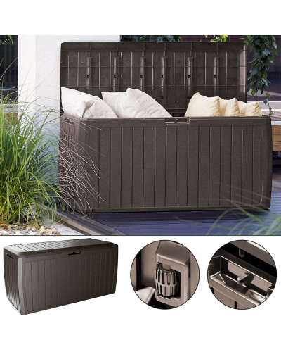 Garden Box Board Plus 290L Brown Panel Look