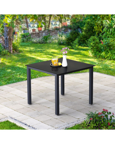 Gartenmöbel Set Alu Premium 5-tlg. Bern Anthrazit