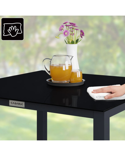 Gartenmöbel Set Alu Premium 5-tlg. Bern Anthrazit