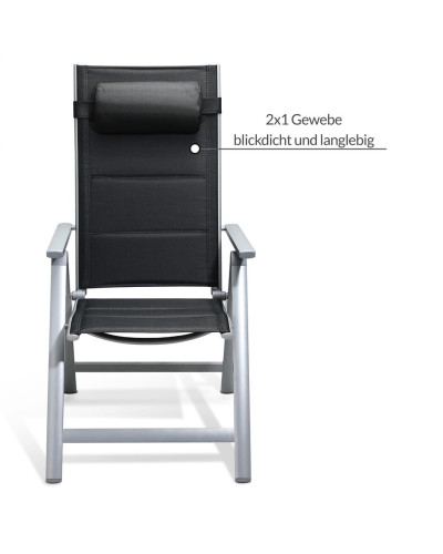 Gartenmöbel Set Alu 7-tlg. Bern Premium inkl. Kissen