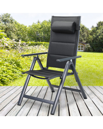 Gartenmöbel Set Alu Premium 5-tlg. Bern Anthrazit