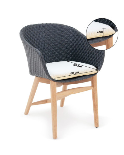 Premium Polyrattan Set Monza Creme-Creme