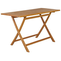 Garden Dining Table Bari | Teak Wood | 125x60x75cm | Folding