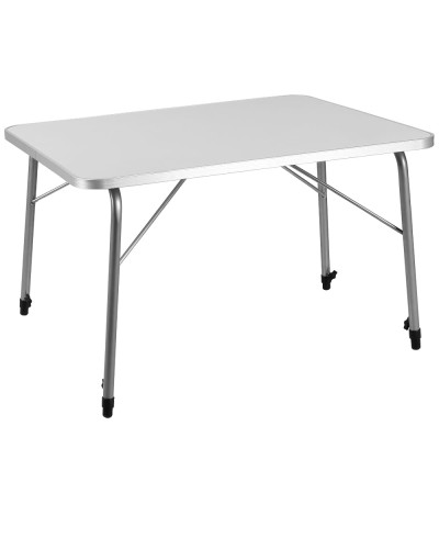 Camping Klapptisch Aluminium verstellbar 80 mal 55 Zentimeter