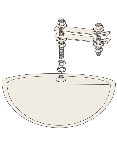 Buy Vialux Rear-view Mirror - 180° - 288x68x151mm - BLUE - P.A.S. - Shop Online