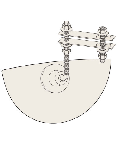 Buy Delivery Vialux Rearview Mirror - 180° - 258x39x128mm - POLYMIR - Shop Online.