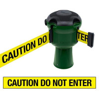 Retractable Barrier Cone Topper Skipper 9m | Green with Yellow/black 