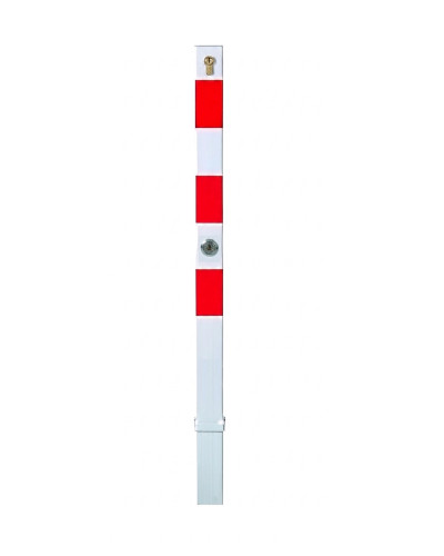 Removable Bollard Ø 70x70 mm with Triangular and Half Cylinder Lock