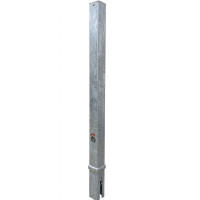 Removable Bollard Ø 70 x 70 mm | Triangular Locking | Galvanised Steel