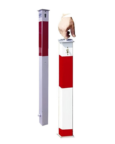 Shop Online for In-ground Bollard Ø 70 mm with Half Cylinder Lock