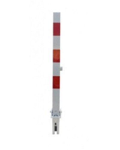 Collapsible Bollard Ø 70 x 70 mm with Red Reflective Tape