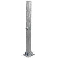 Bollard Ø 70x70 mm | Foldable | Galvanised Steel