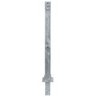 Absperrpfosten Ø 70x70 mm | klappbar und herausnehmbar | Dreikant+Halbzylinder