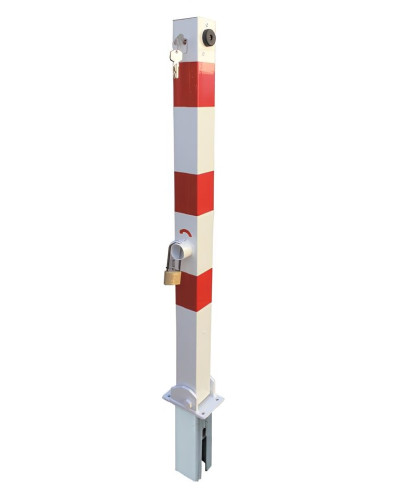 Buy Portable Bollard 70x70 mm with Red Reflective Tape - Shop Online Now