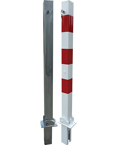Absperrpfosten klappbar und herausnehmbar Ø 70x70 mm jetzt im Online-Shop kaufen