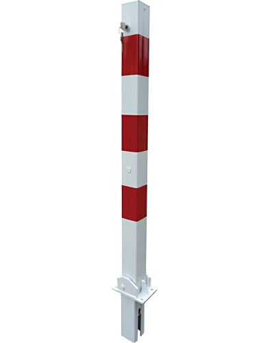 Shop Online for Foldable Bollard with Red Reflective Tape 70x70 mm