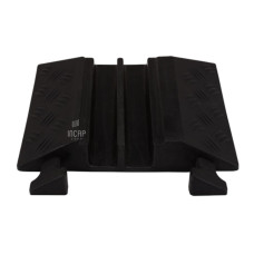 Hose Bridge 2 Channels, Start-piece | Recycled Rubber | Open Top | 23.5x24x4.5 cm | Heavy Duty